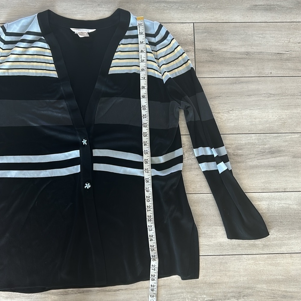 Exclusively Misook Size Large Button Front Cardig… - image 7